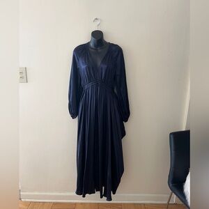 La Ligne Navy Blue Long Dress